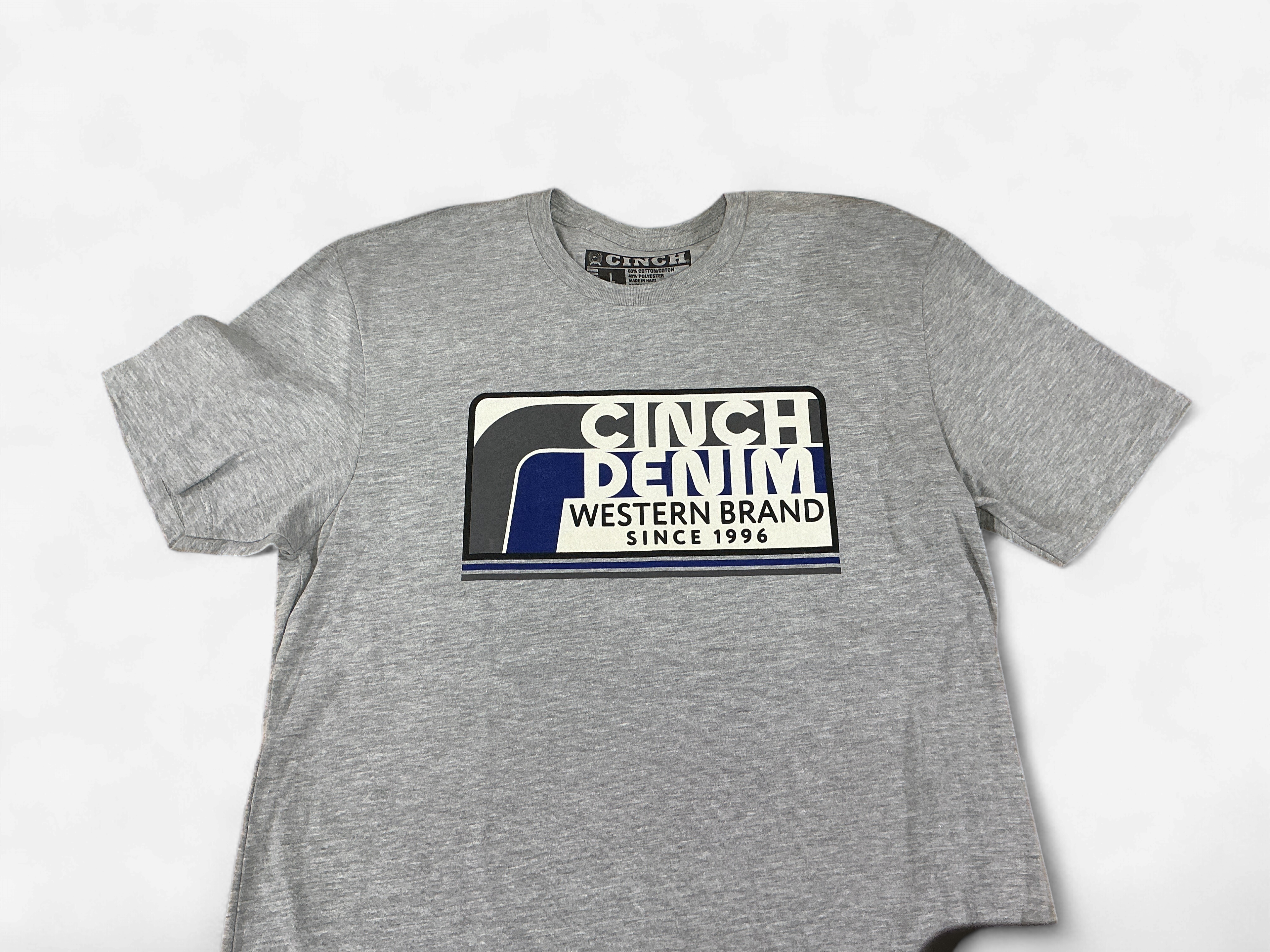 CINCH RINGSPUN GREY TEE