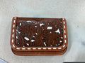 White Inlay Floral Purse