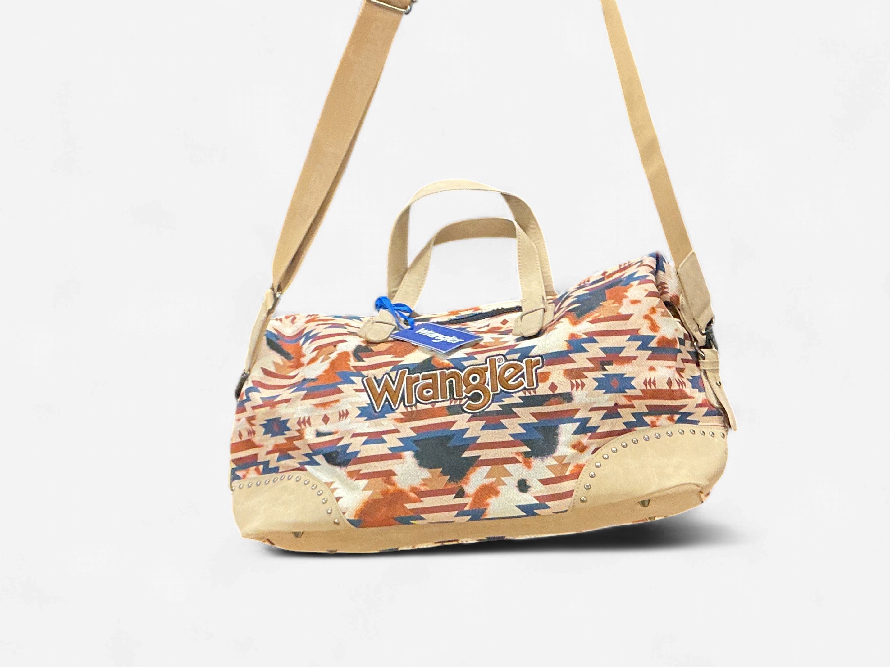 Aztec Print Duffle Crossbody