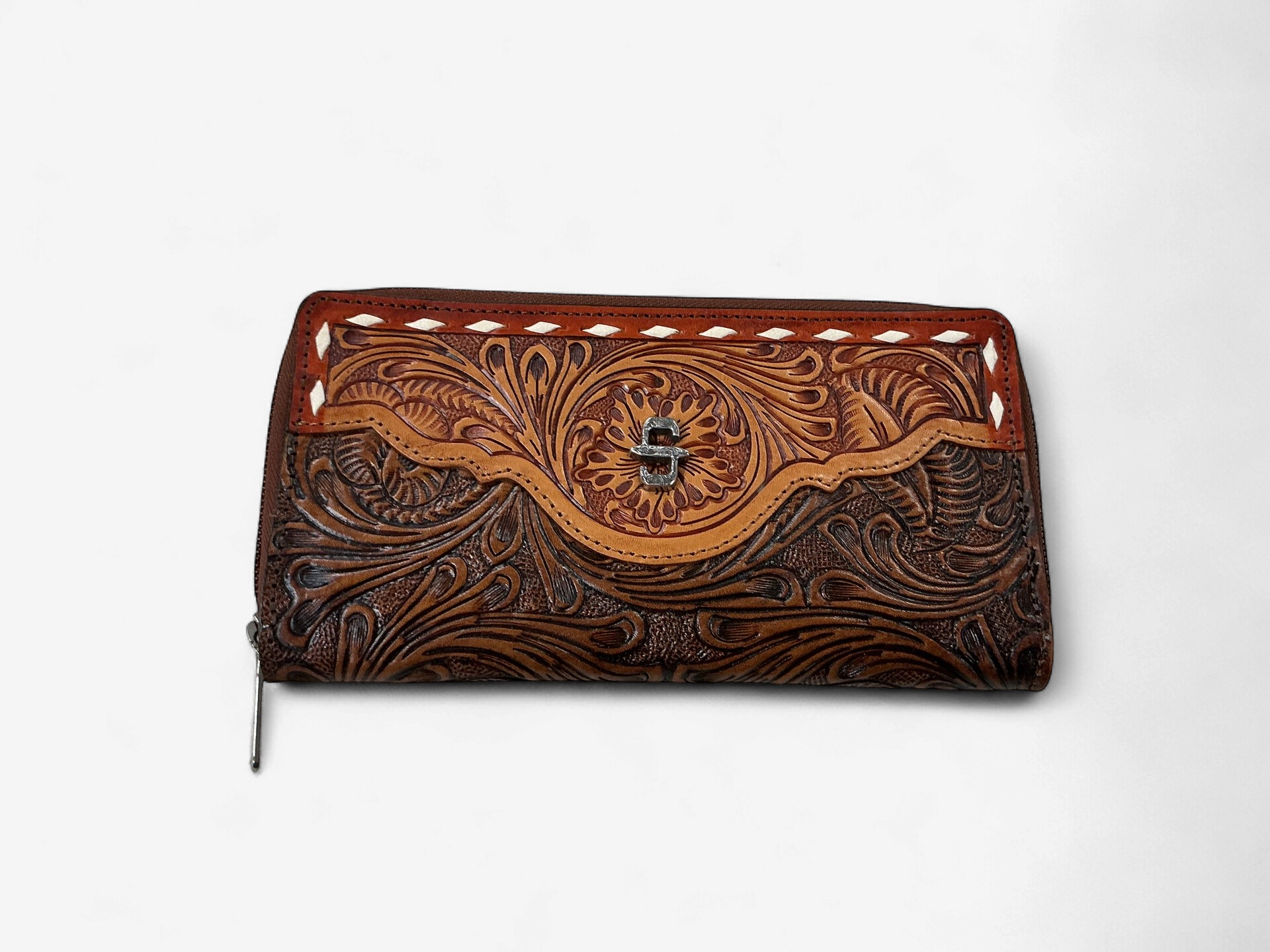 BROWN 2 TONE FLORAL