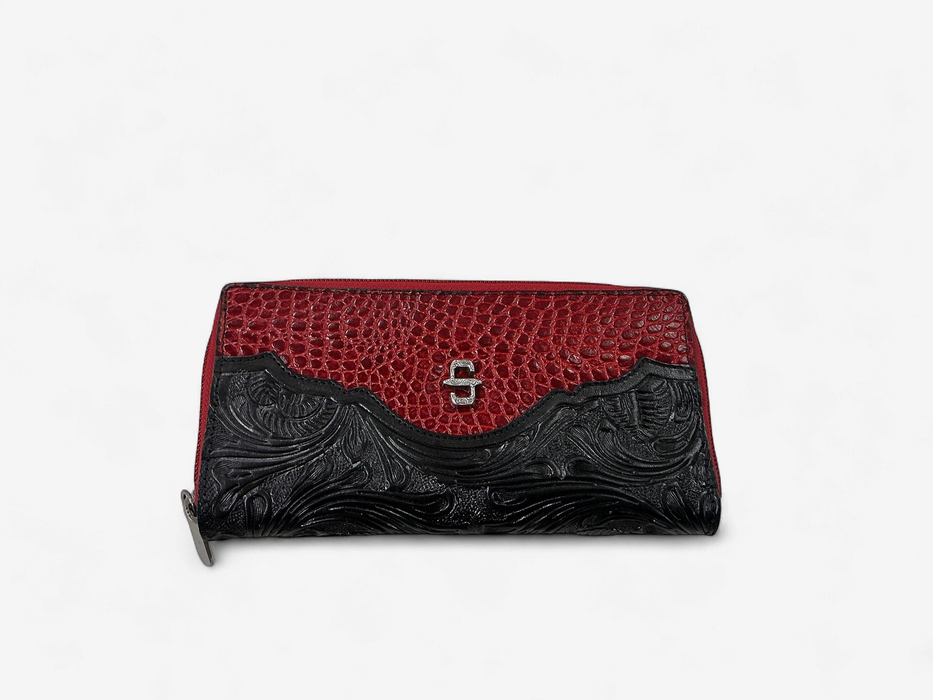 RED CROC W/ FLORAL