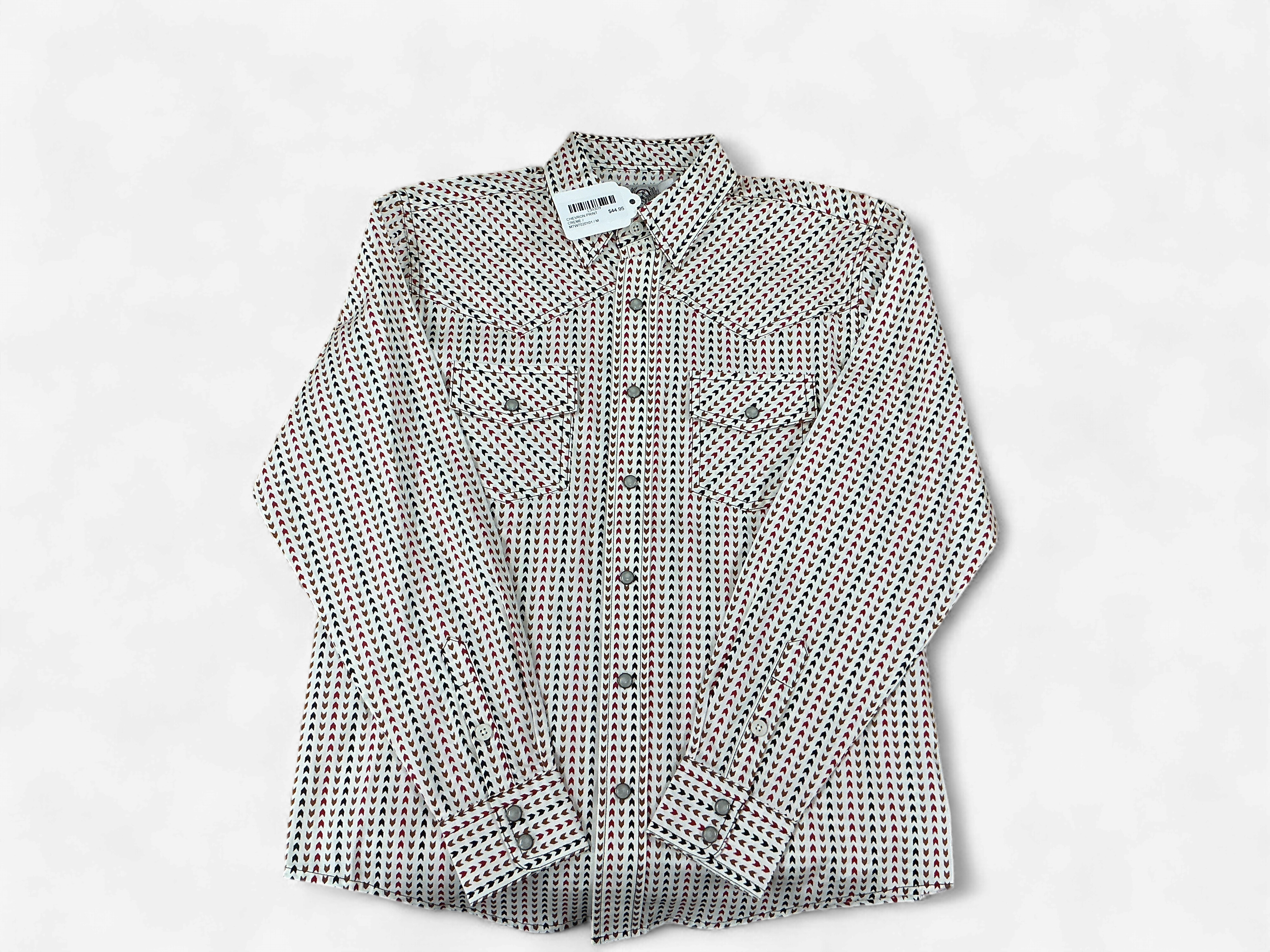 CHEVRON PRINT CREME