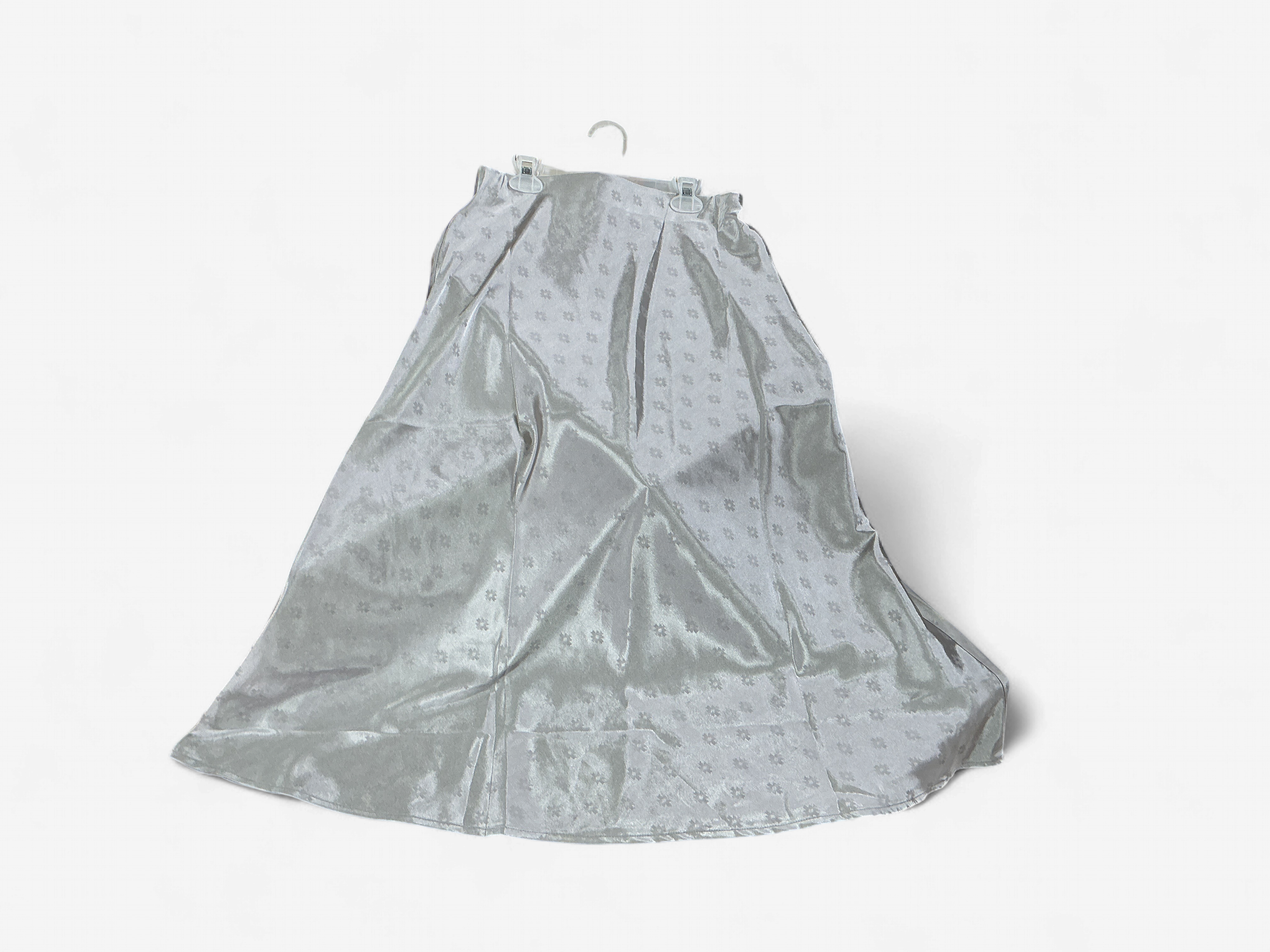 SILVER PATTERNED SKIRT