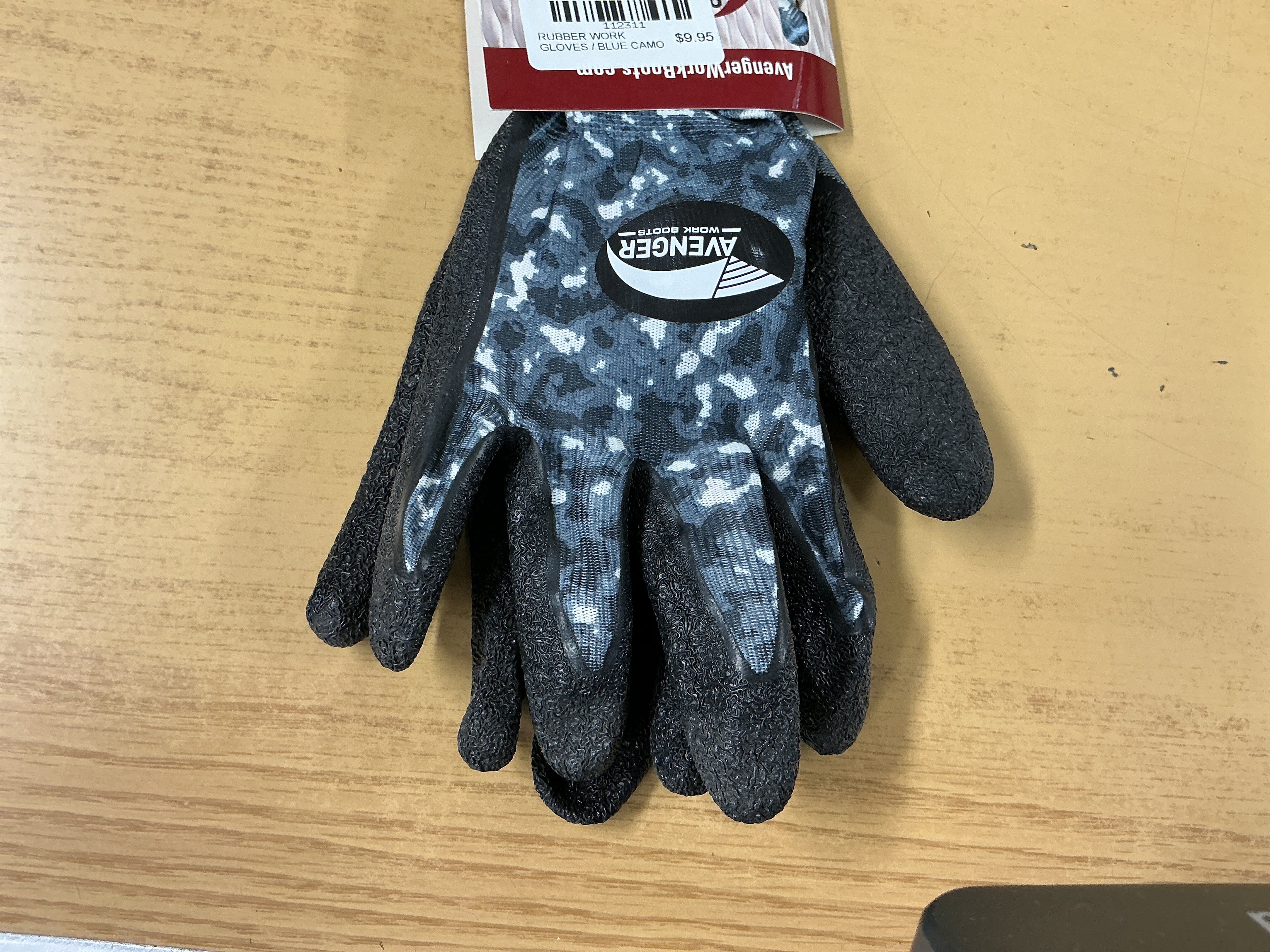 RUBBER WORK GLOVES