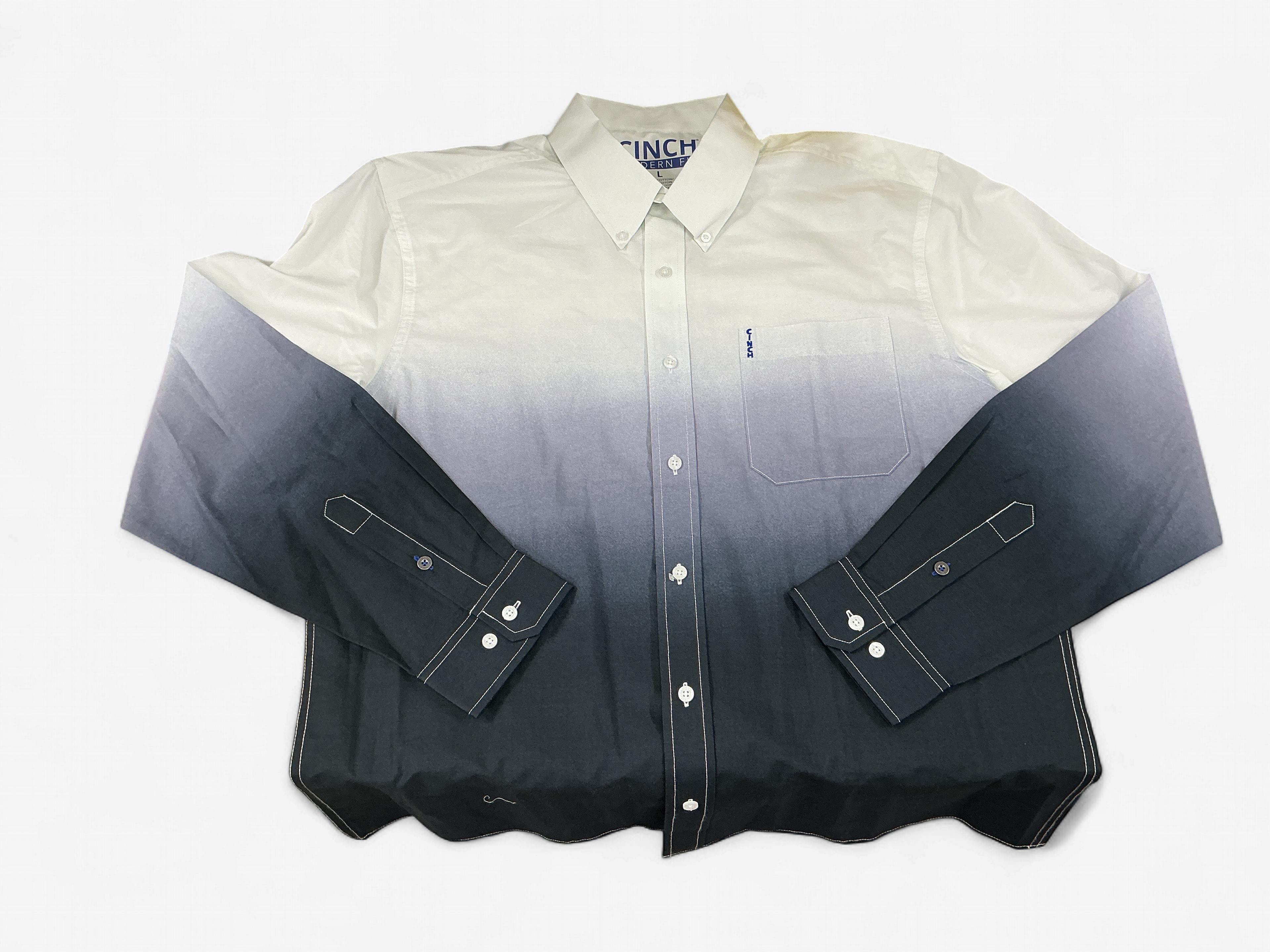 WHT/BLU GRADIENT BUTTON