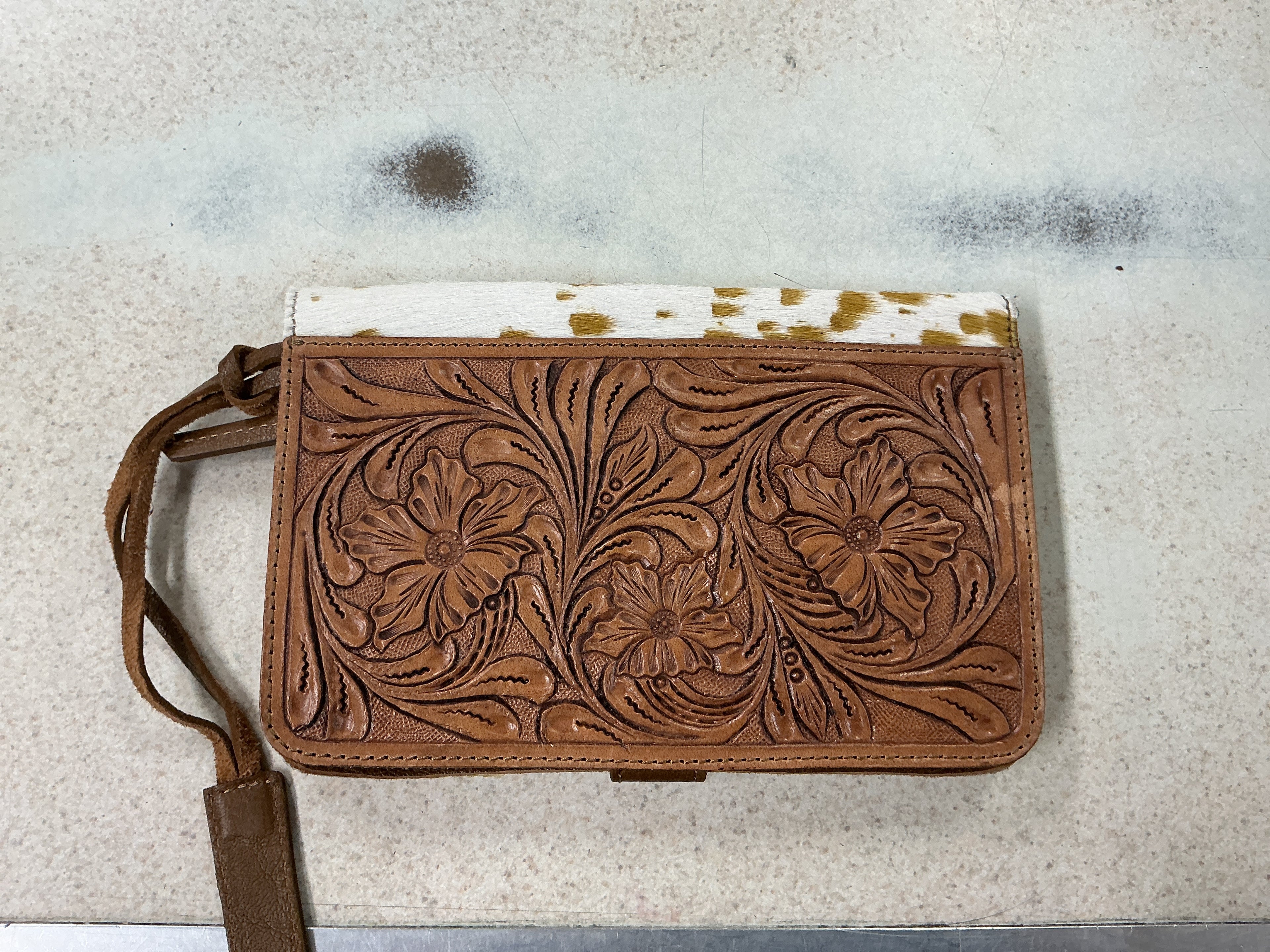 White Dotted Cowhide