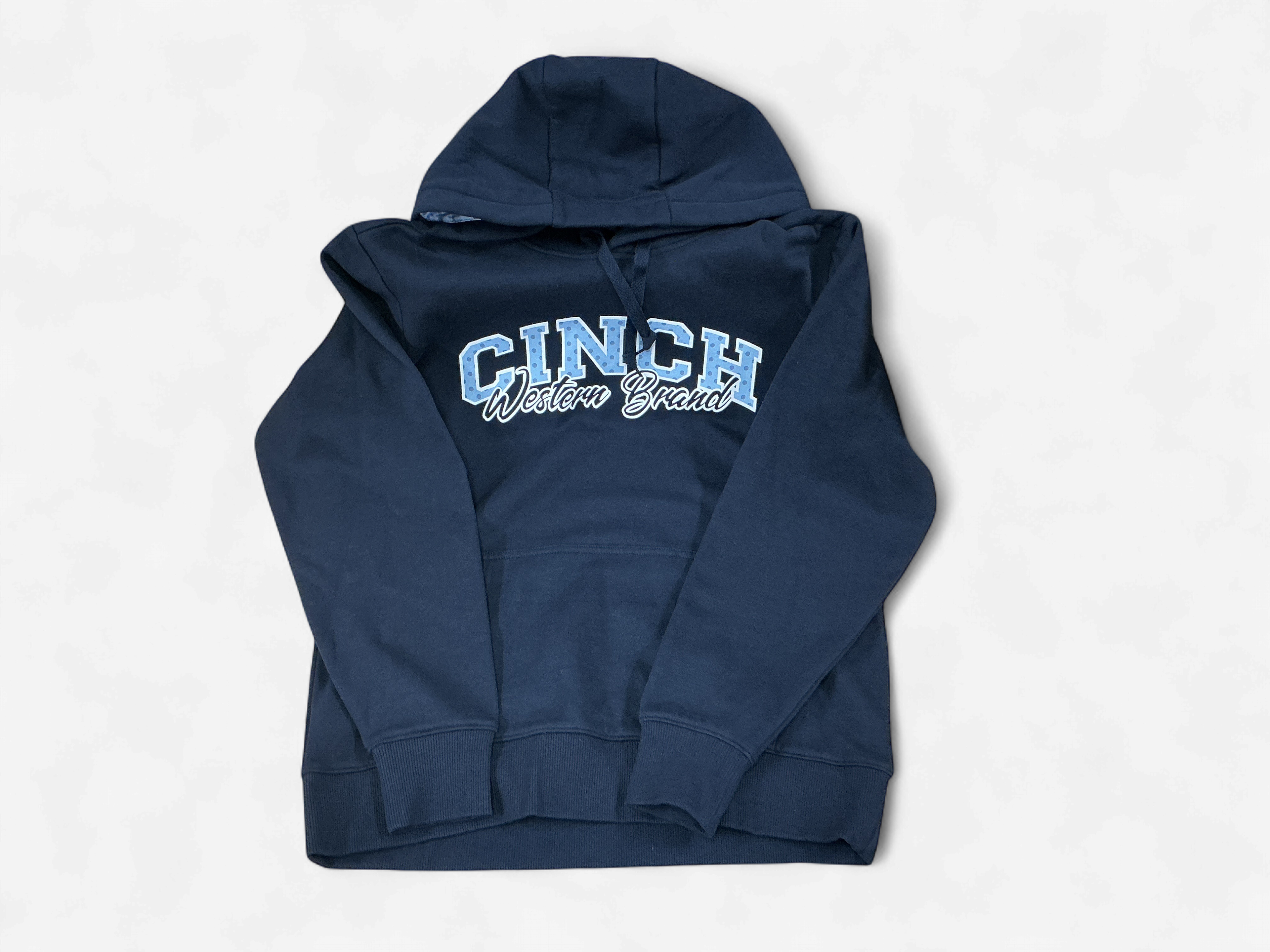 CINCH FLEECE HOODIE NAVY