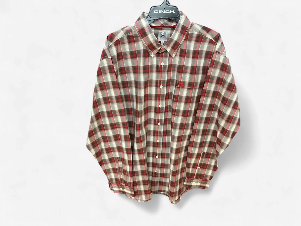CINCH RED MULTI PLAID