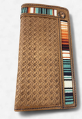 Rodeo Wallet Hooey Basket Weave and Thread