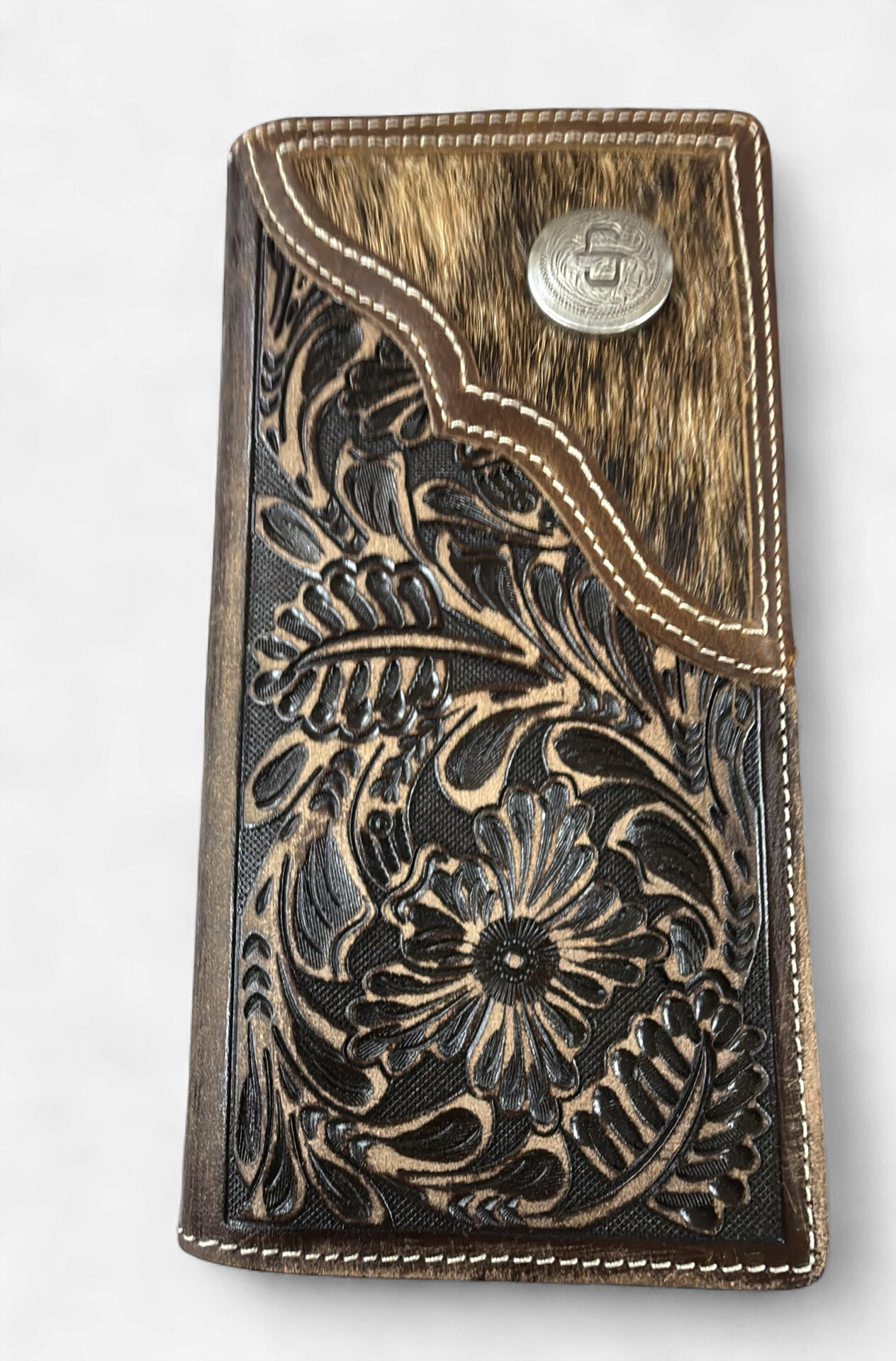 FLORAL W/ HAIR CONCHO