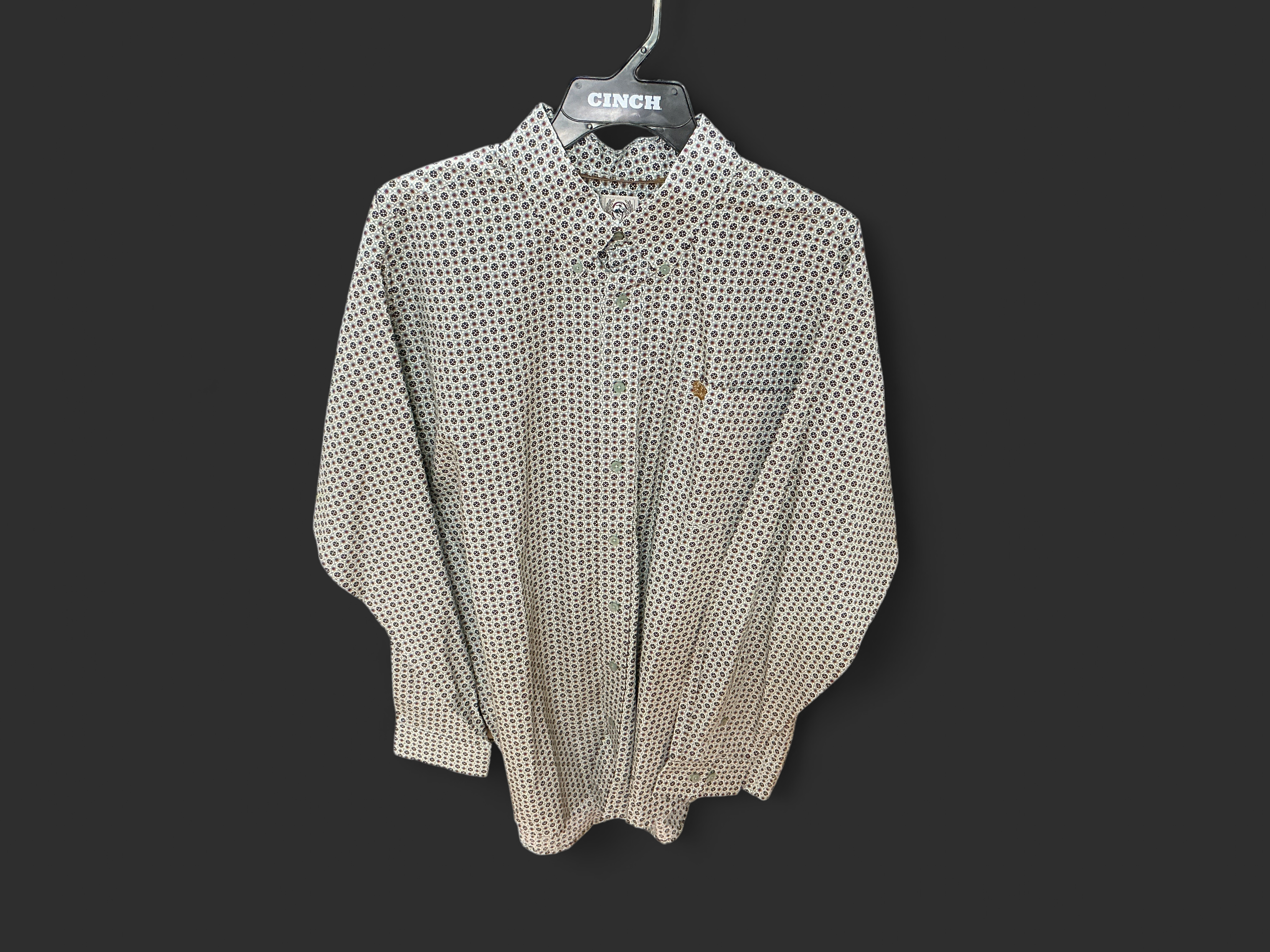 GREEN PATTERN PRINT
