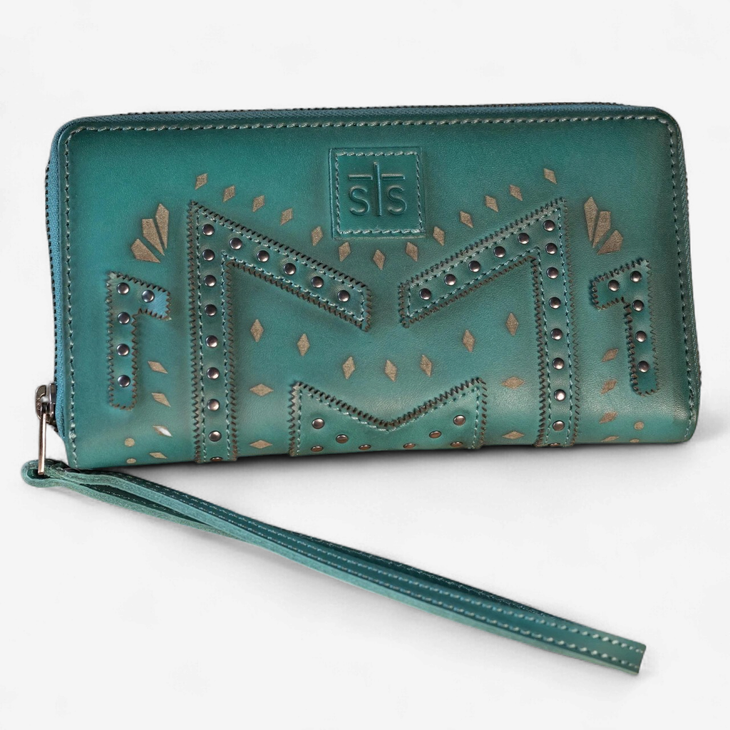 STS Wayfarer Turquoise Juniper Bifold Wallet