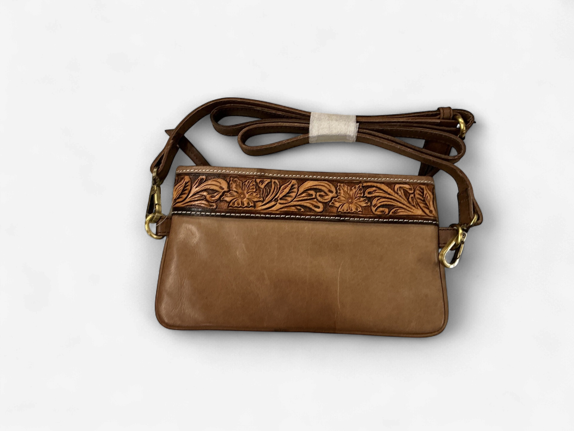 Floral Tan Small Purse