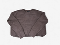 BRN CORDUROY CREWNECK