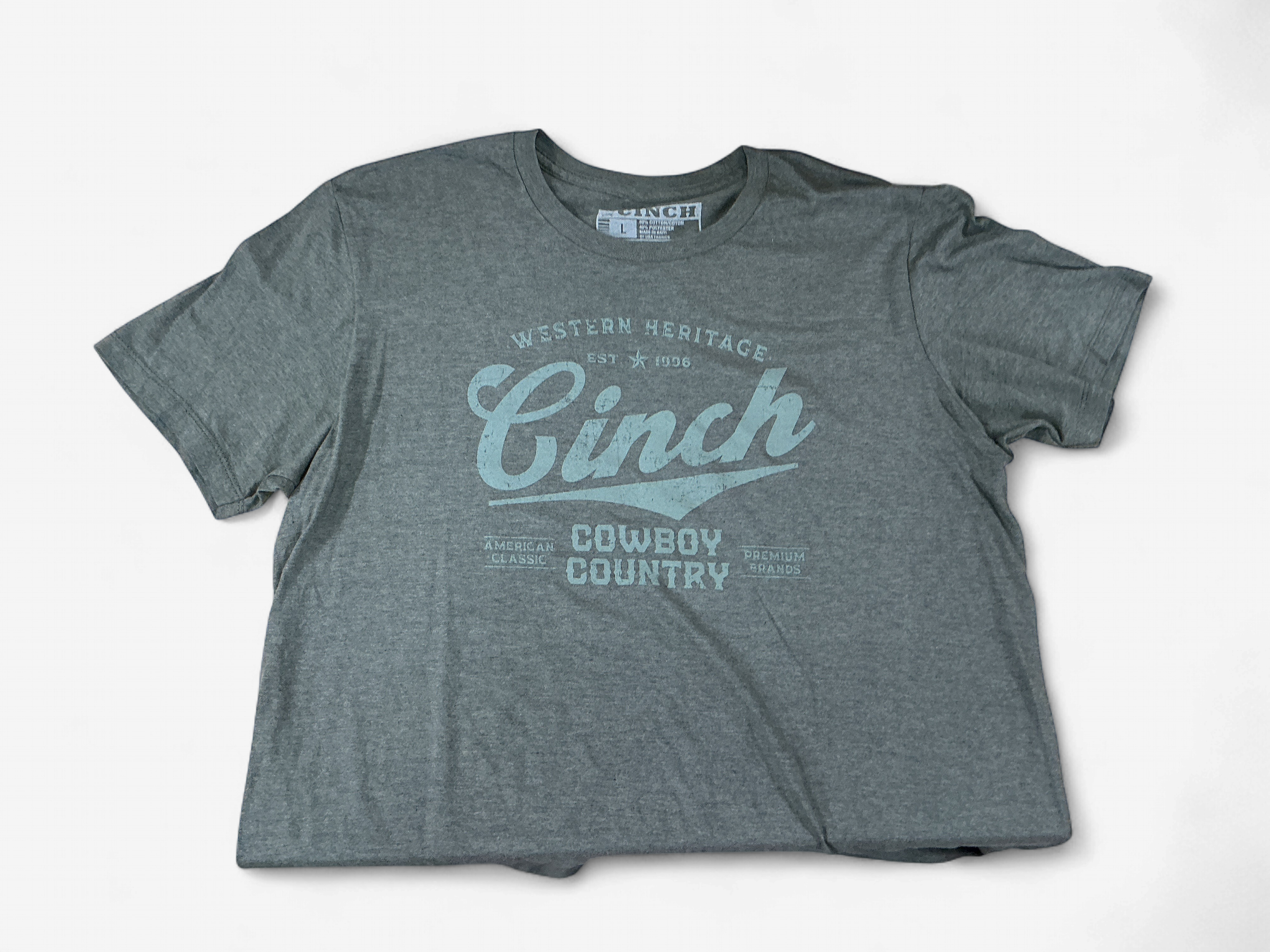 CINCH RINGSPUN GREEN TEE