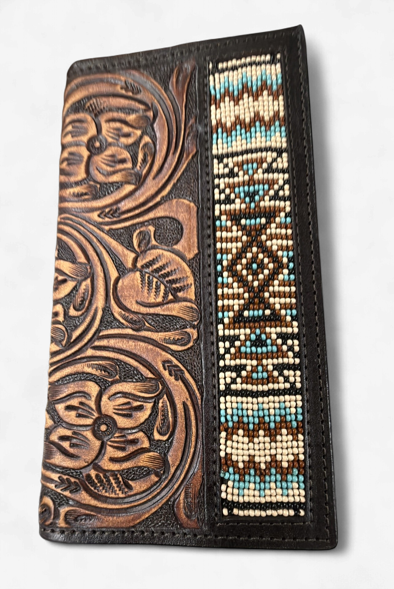 Rodeo Wallet Twisted X Floral Beaded
