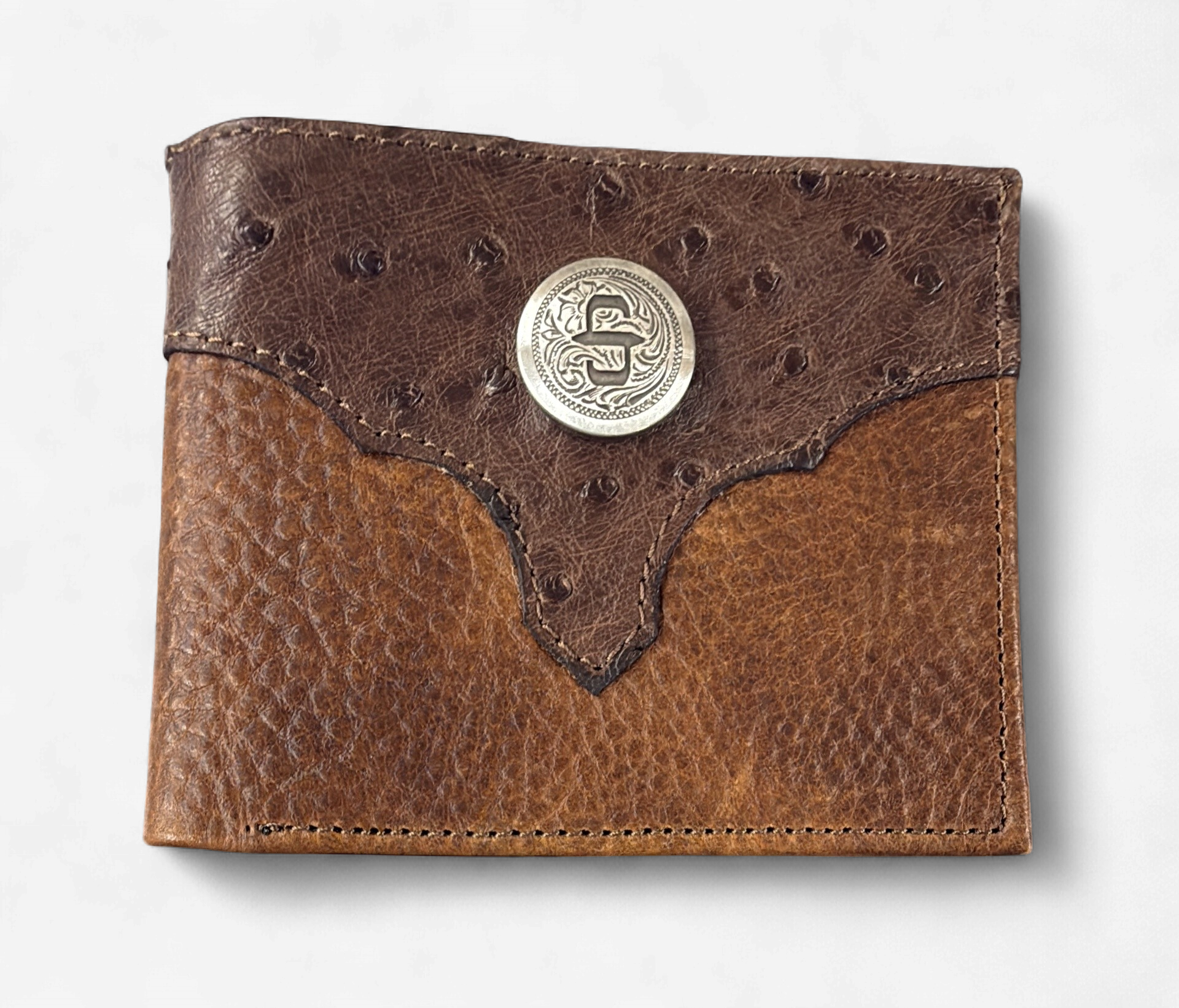 BRN & OSTRICH BIFOLD