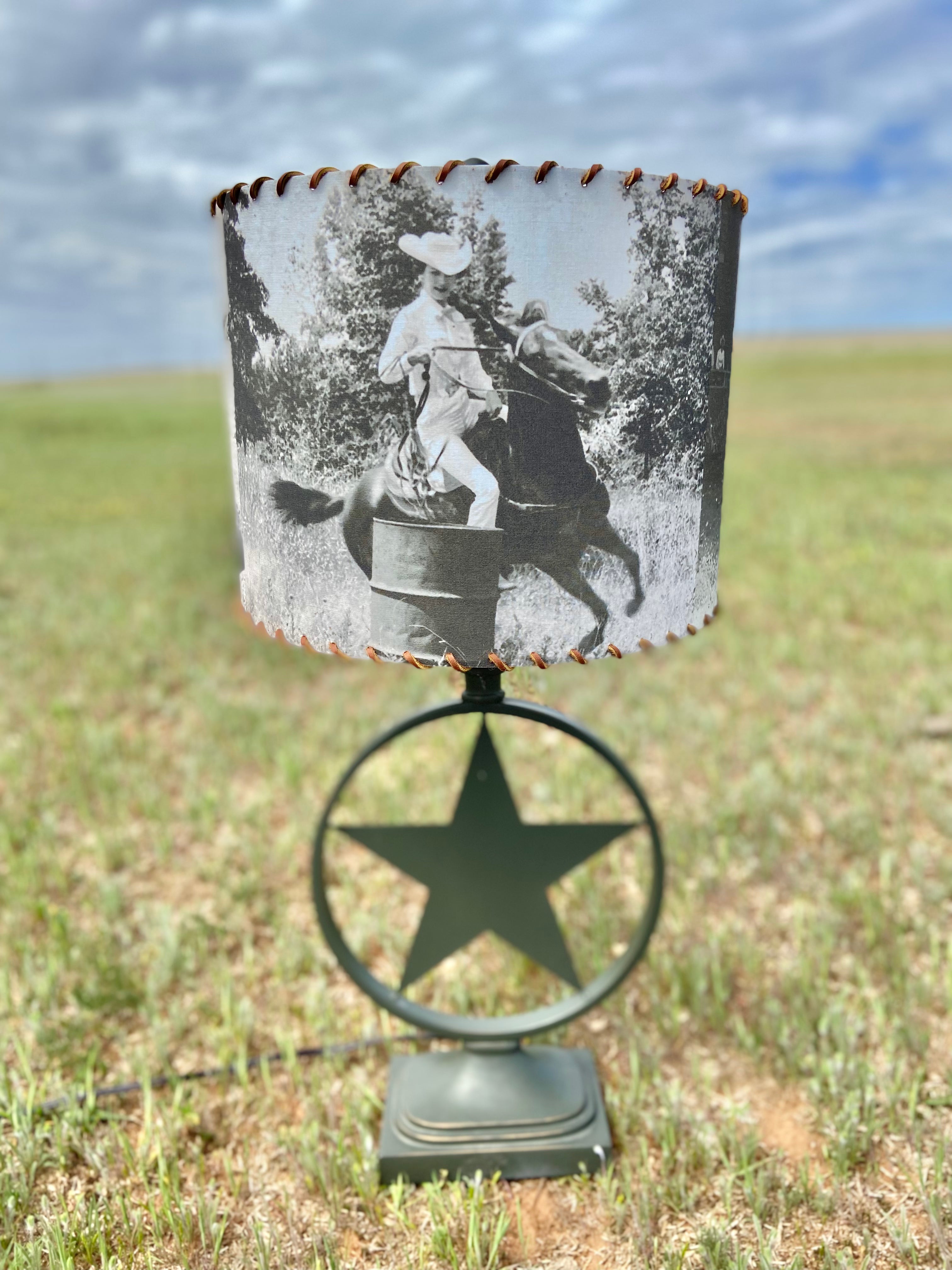 Barrel Racing Legends Lampshade