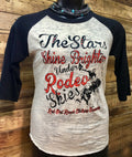 RDR Rodeo Burnout Baseball Tee