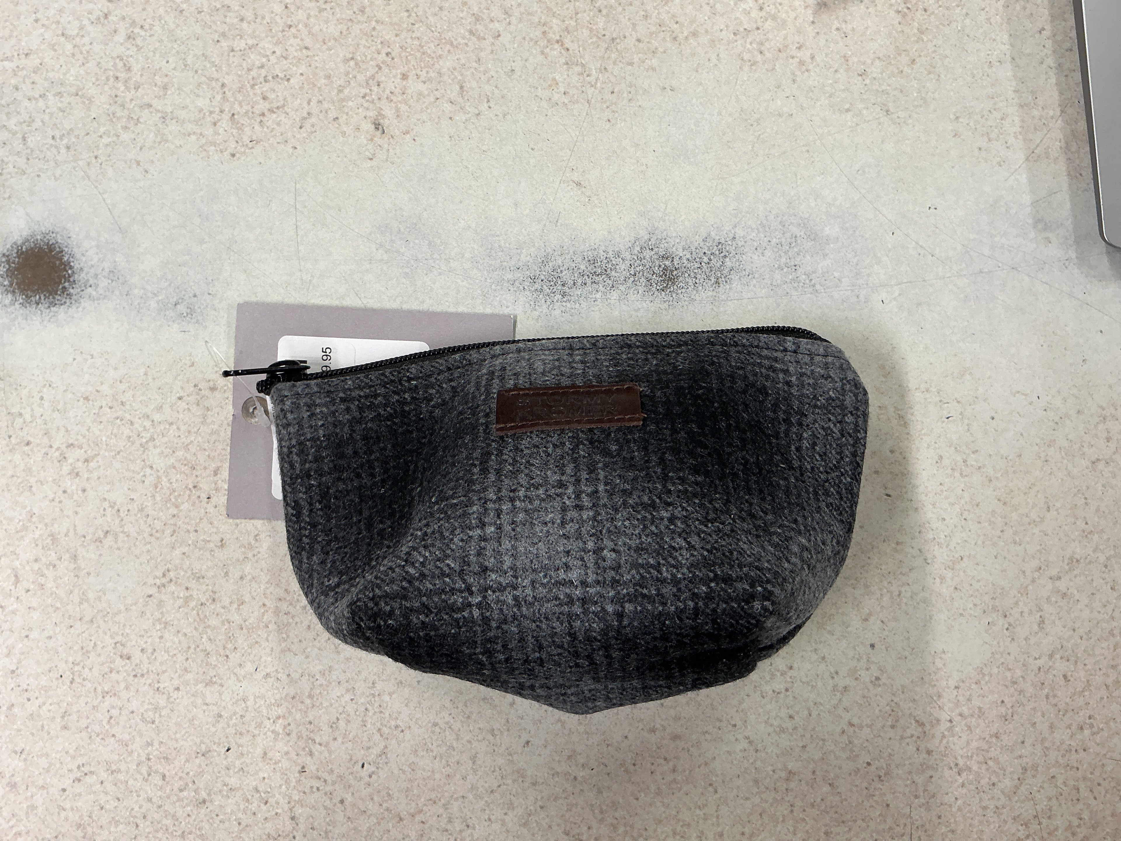 Wool Black Plaid Sachal