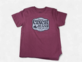 CINCH FINE T-SHIRT BURGUNDY