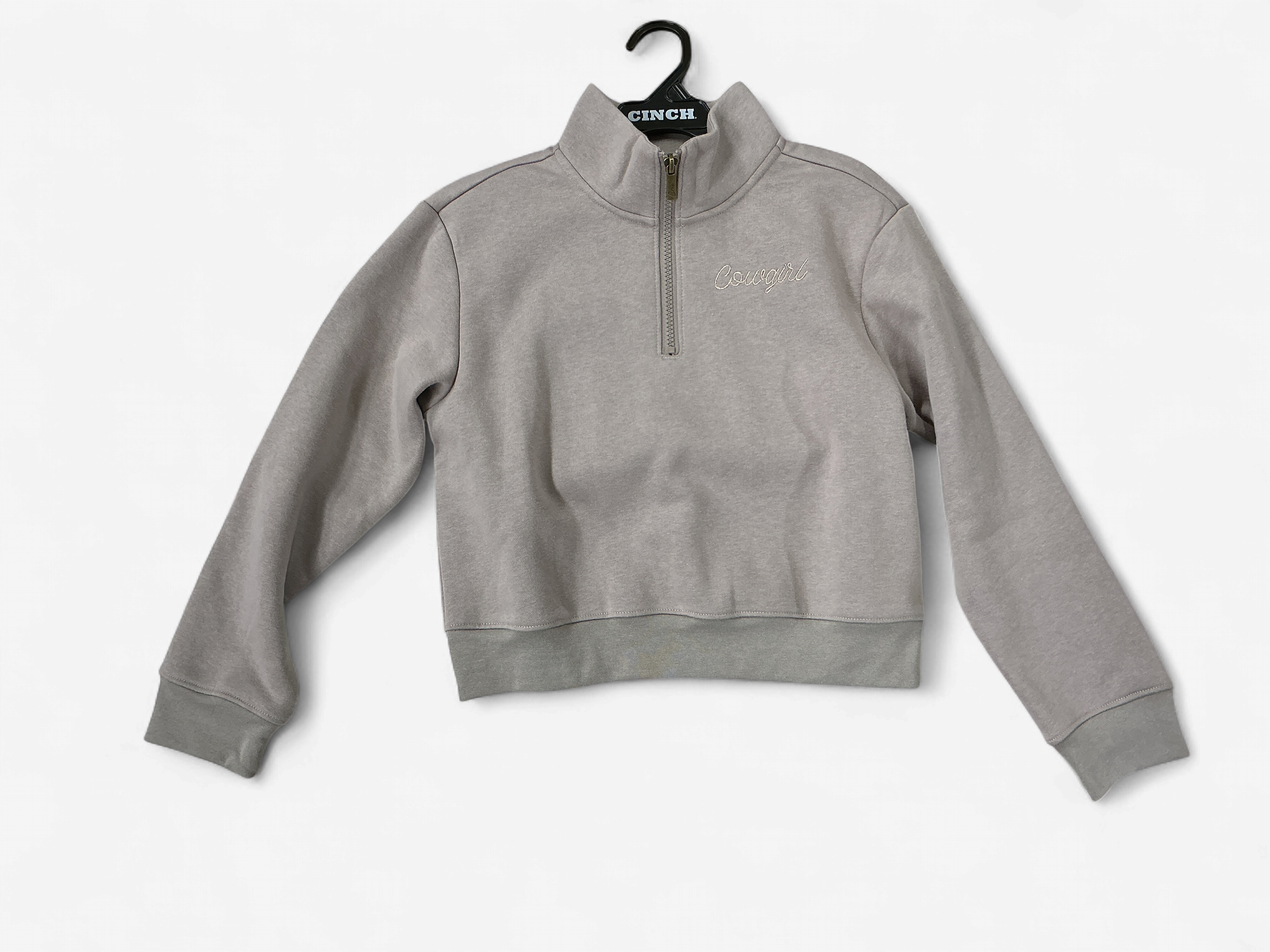 GIRLS SLATE 1/4 ZIP