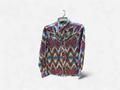 CRUEL GIRL PURPLEL BLUE AZTEC