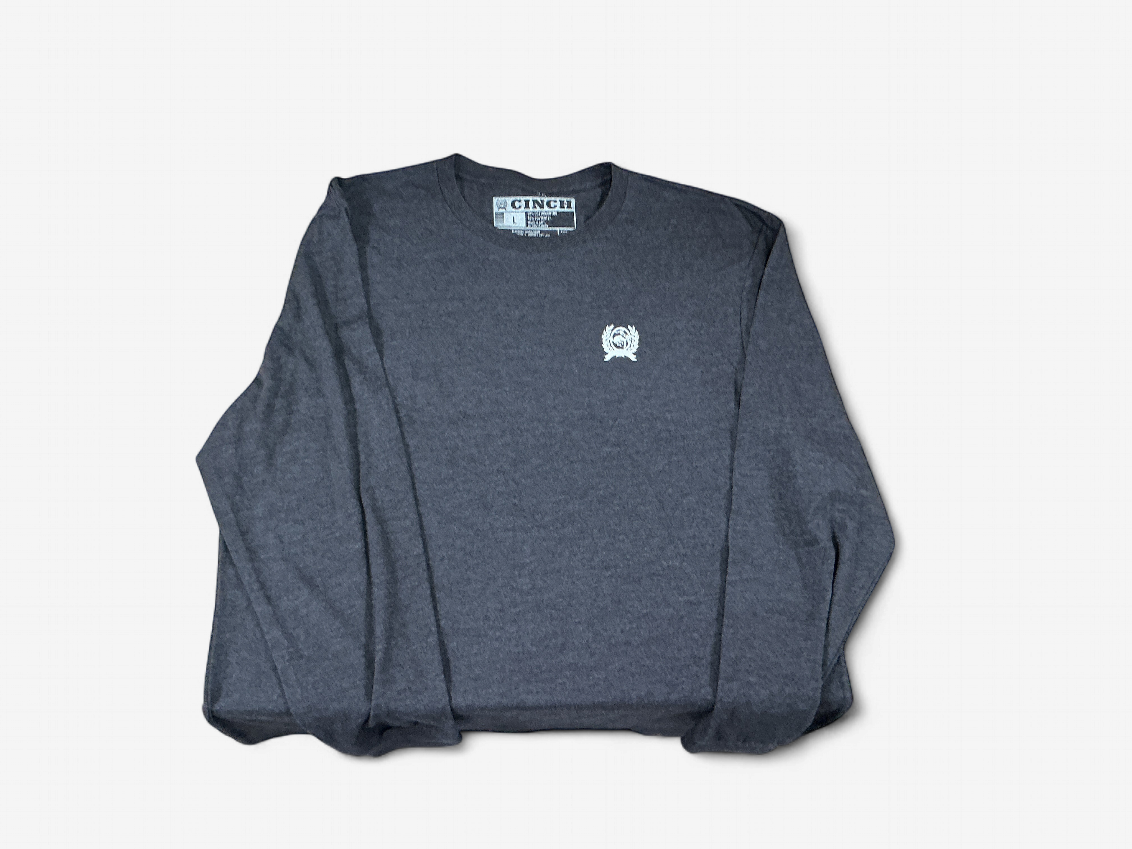 RINGSPUN CHARCOAL TEE