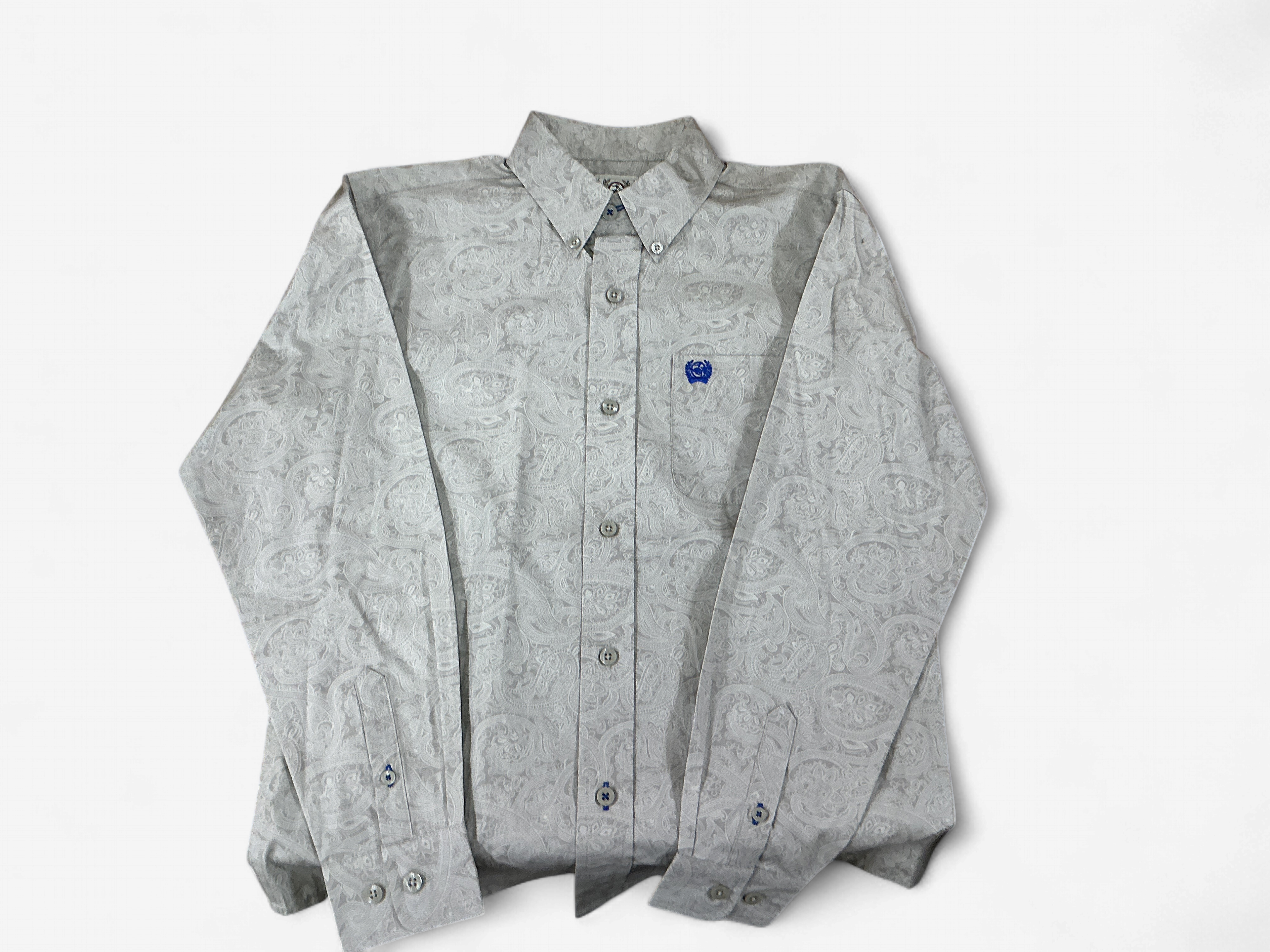 CINCH GREY PAISLEY L/S