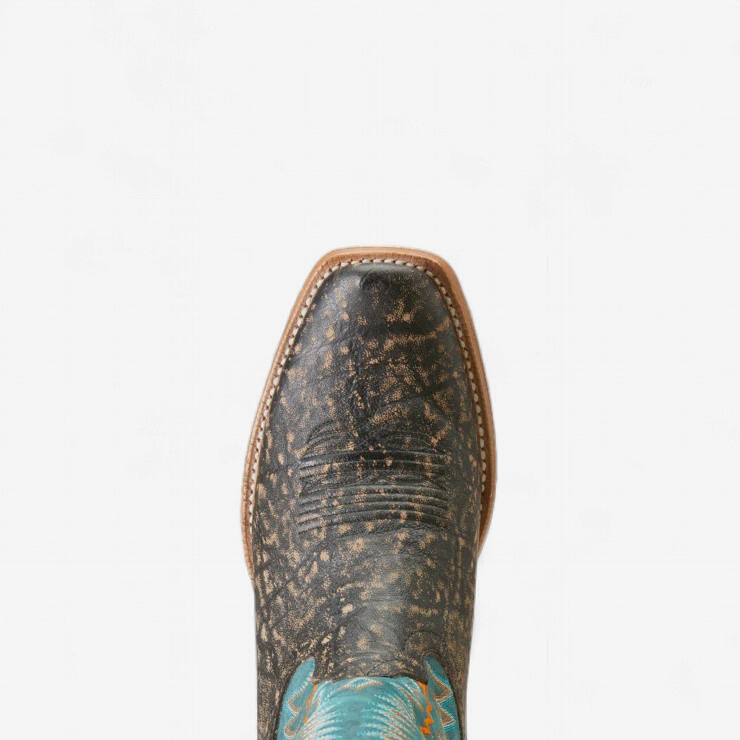 Futurity Time Distressed Charcoal & Blue Grey