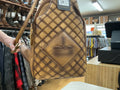 QUILTED LEATHER TAN