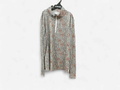 GRY PCH FLORAL ZIP