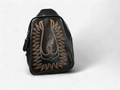 BLACK BOOT STITCH PURSE
