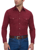 Burgundy Tone on Tone L/S