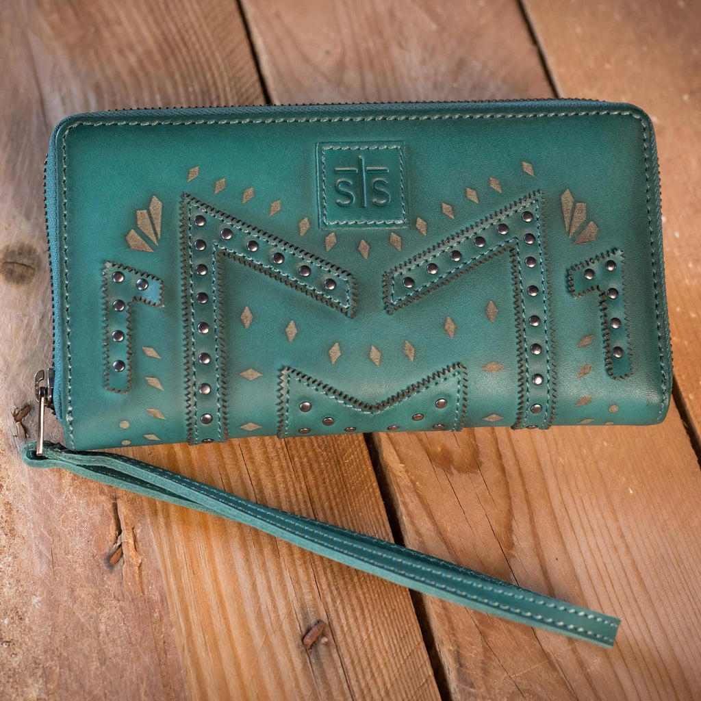 STS Wayfarer Turquoise Juniper Bifold Wallet