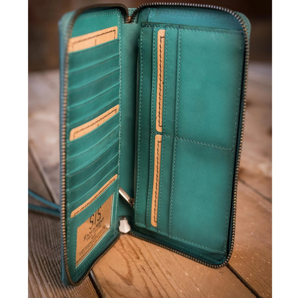 STS Wayfarer Turquoise Juniper Bifold Wallet