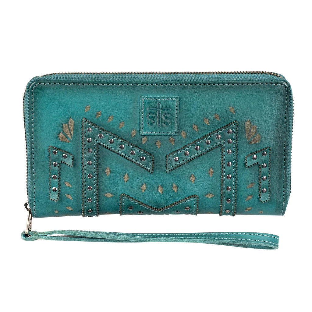STS Wayfarer Turquoise Juniper Bifold Wallet