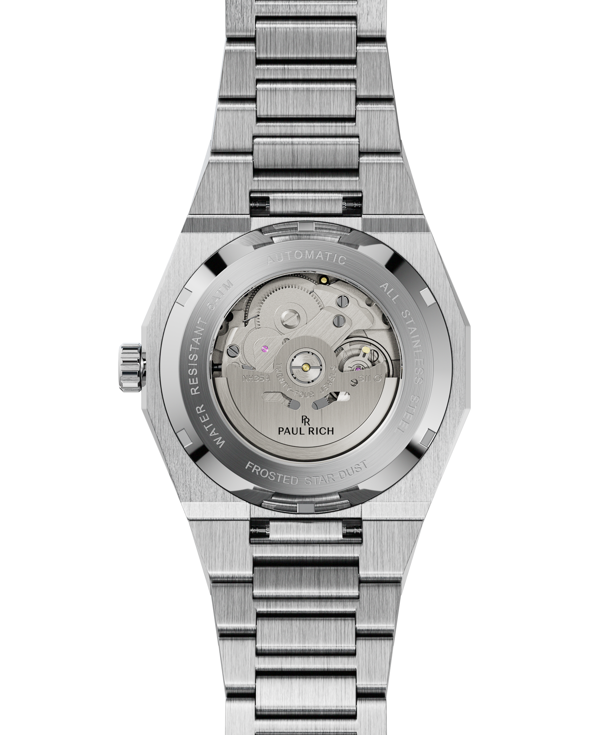 Frosted Star Dust II Silver Green