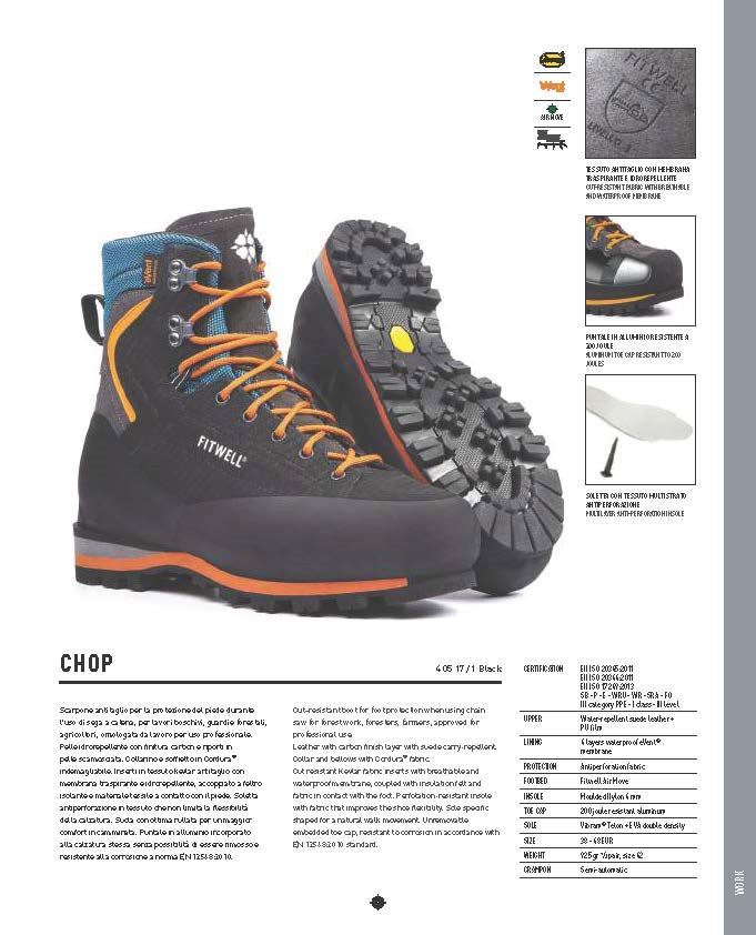 Fitwell Chop Chain Saw Resistant Boot