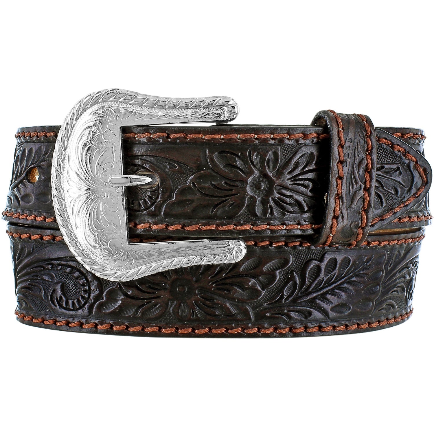 Floral Tooled BLK