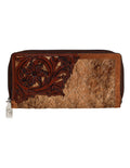 Western Wallet Womens Olivia Quilted Brown