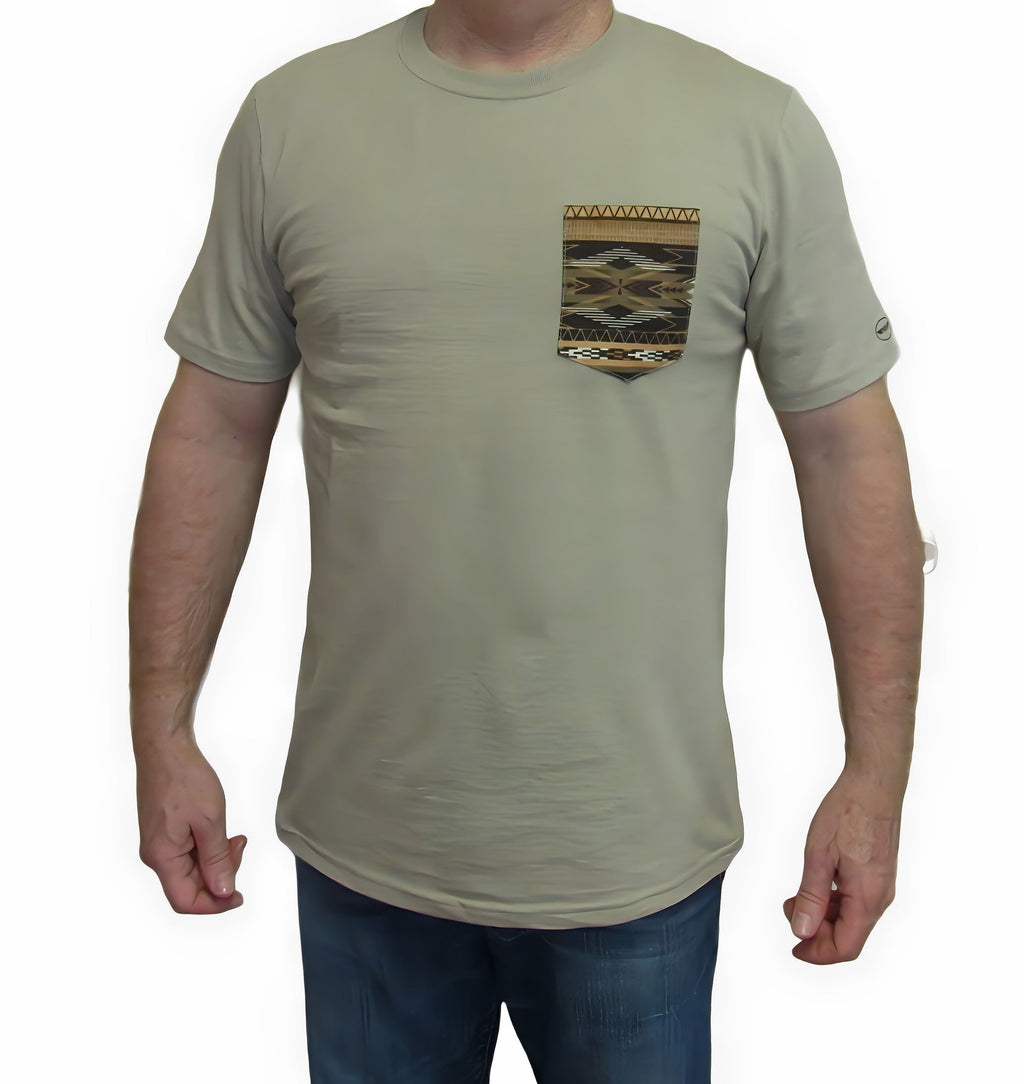 Flying R Ranchwear - Southwest Print - Pocket T-shirt - Made in USA