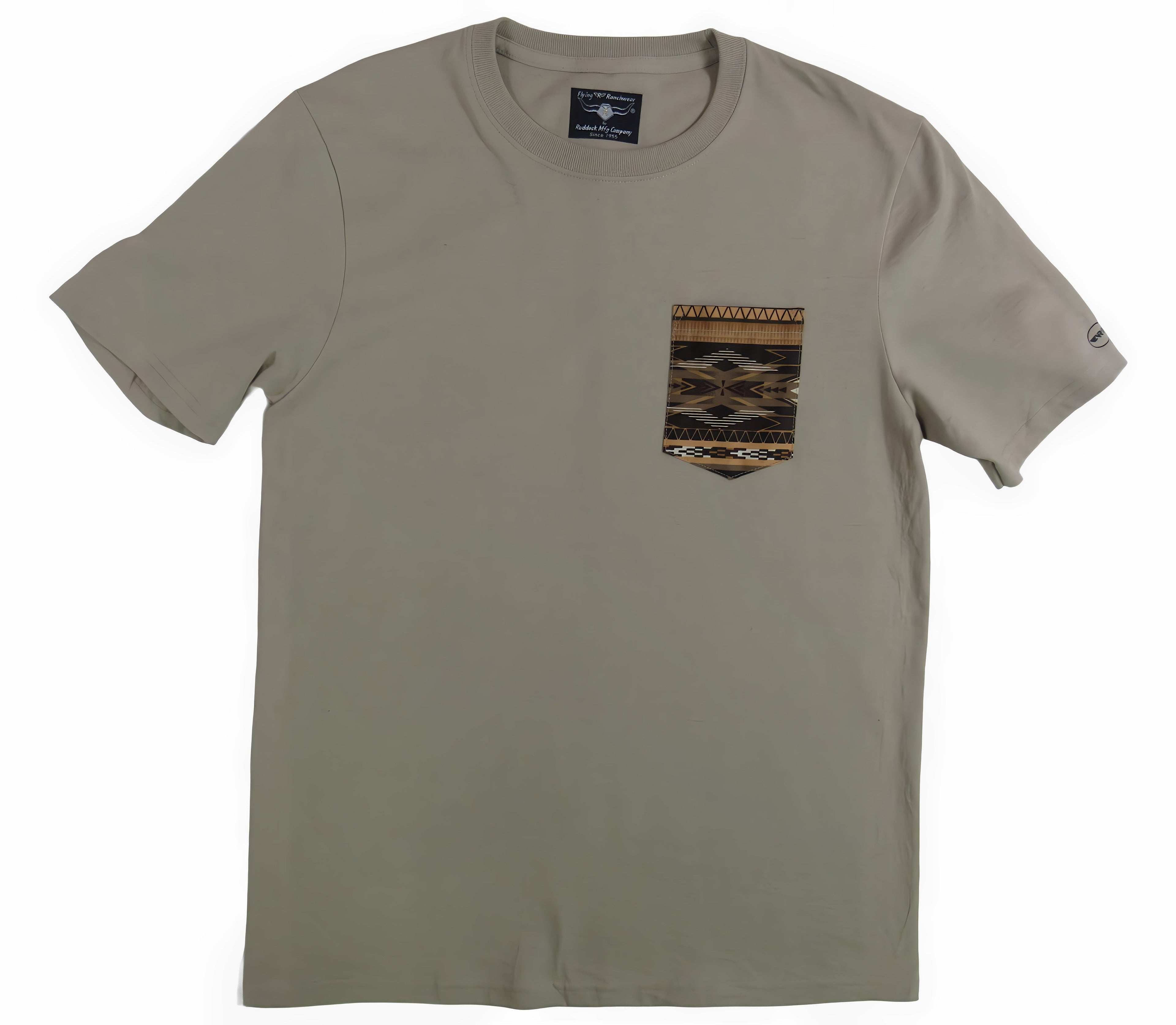 Flying R Ranchwear - Southwest Print - Pocket T-shirt - Made in USA
