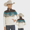 Powder River Boy's Border Aztec Fleece Pullover