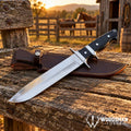 Frontiermark Pioneer Bowie Knife – High Carbon Stainless Steel & Micarta