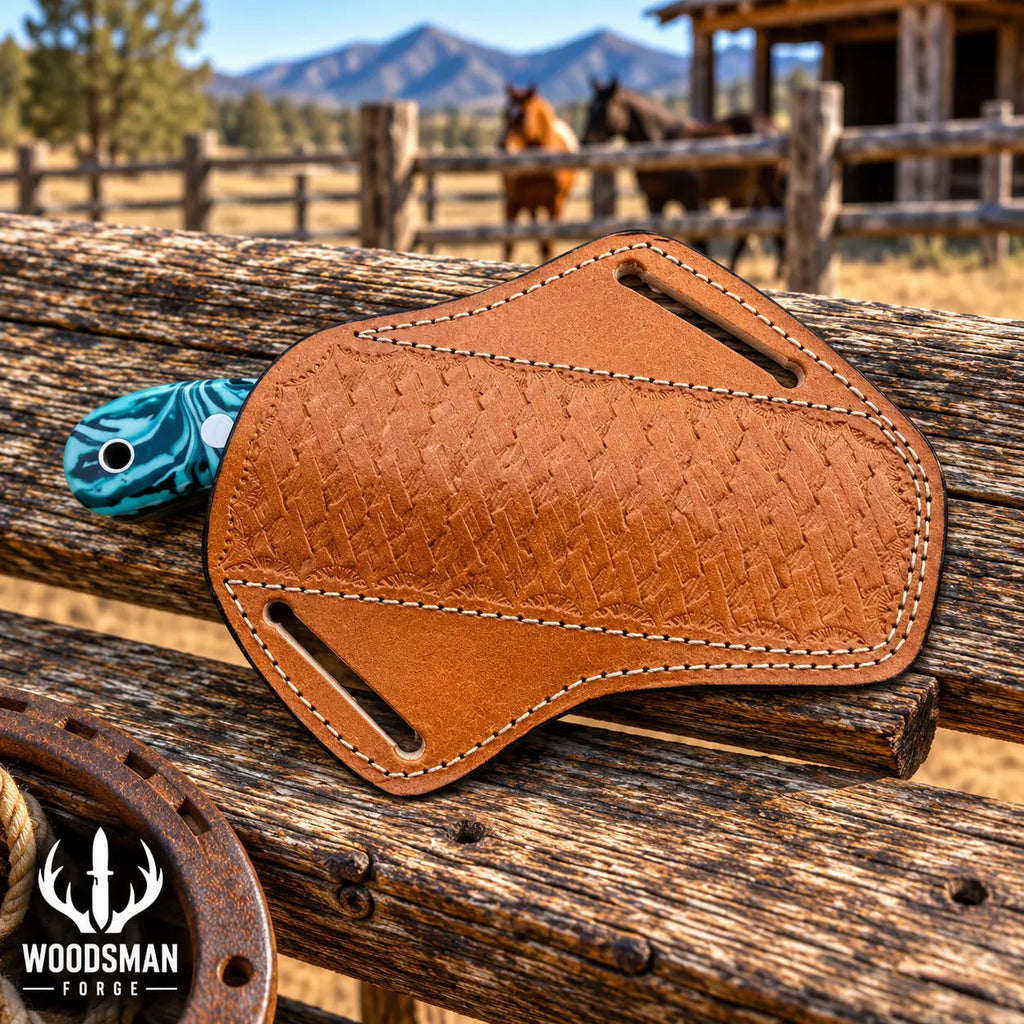 Rangestone Rasp Steel Cowboy Bull Cutter Knife – Resin Handle