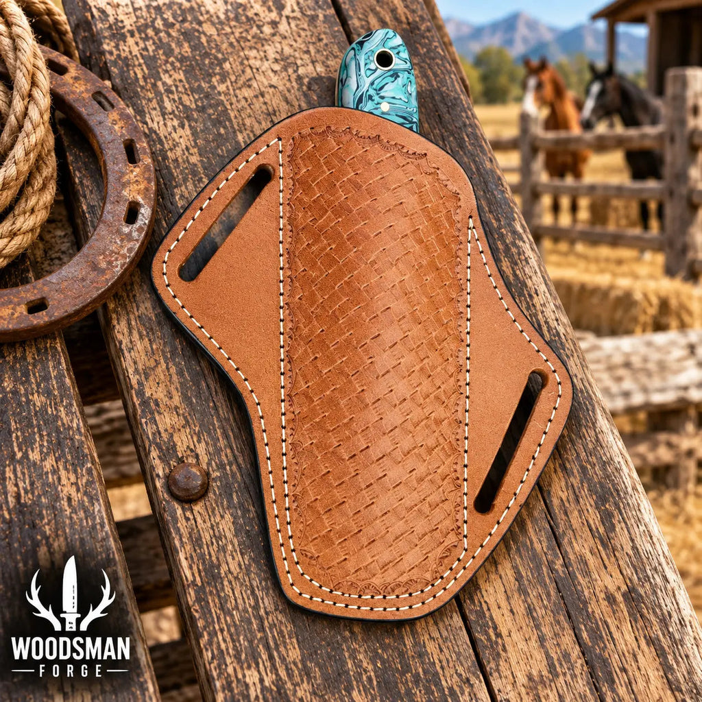 Dustfang Rasp Steel Cowboy Bull Cutter Knife – Resin Handle